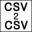 CSV2CSV Icon