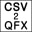 CSV2QFX Icon