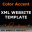 Color Accent Website Template Icon
