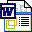 MS Word Business Card Template Software Icon
