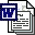 MS Word Employment Application Template Software Icon