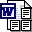 MS Word Insert Multiple Word Files Into Master Document Software Icon