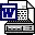 MS Word Print Multiple Documents Software Icon