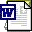 MS Word Save Dot As Doc Software Icon