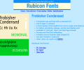 Frobisher Condensed Font TT Screenshot 0