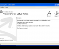 Recovery for Lotus Notes Screenshot 0