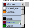 Color ComboBox ActiveX Control Screenshot 0