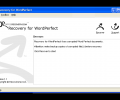 Recovery for WordPerfect Screenshot 0