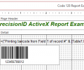 PrecisionID 1D Barcode ActiveX Control Screenshot 0