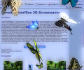 Desktop Butterflies 3D Screensaver Screenshot 0