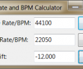 Sample Rate and BPM Calculator Screenshot 0