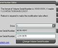 Volume Serial Number Editor Screenshot 0