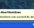 AbortShutdown Screenshot 0