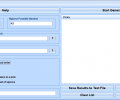 Lottery Number Generator Software Screenshot 0