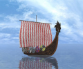 Viking Boat - Animated Wallpaper Screenshot 0