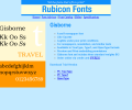 Gisborne Font OpenType Screenshot 0