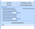 Extract Mailing (Postal) Addresses From Multiple Text Files Software Screenshot 0
