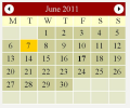 Flash Web Calendar by StivaSoft Screenshot 0