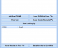 IP To DNS or DNS To IP Batch Converter Software Screenshot 0