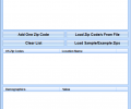 Find City and Town Demographics By Zip Code Software Screenshot 0