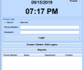 Time Attendance Recorder Software Screenshot 0