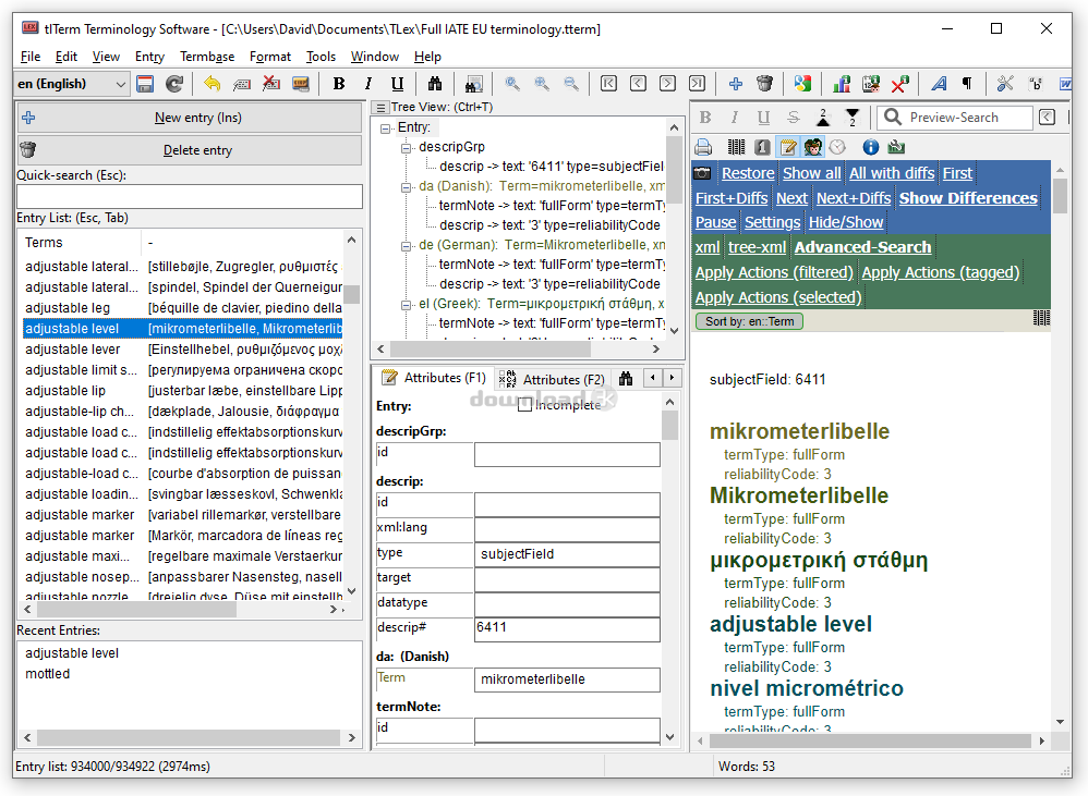 TlTerm Terminology Software TlTerm Terminology Software